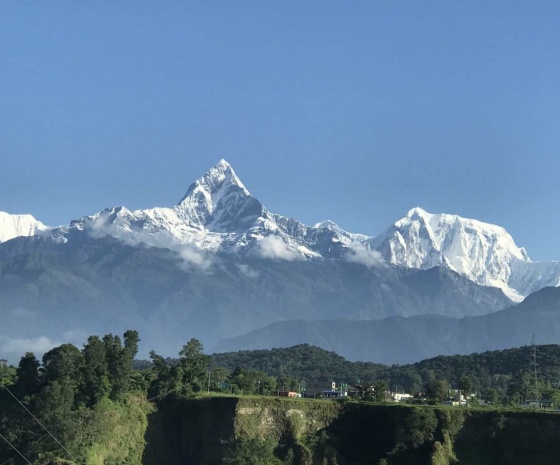 Drive Kathmandu to Pokhara (900m); approx. 210 km & 6-7 hrs drive (B)