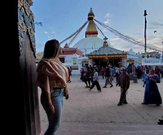 Sightseeing at UNESCO Heritage Sites: Patan Durbar Square, Swayambhunath, Boudhanath & Pashupatinath followed by Aarati (B) Duration: 8-9 hours 