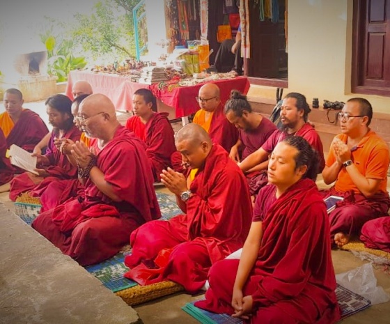 Drive to Dhulikhel and hike to Namobudda: Participate in chanting program at the monastery (B)