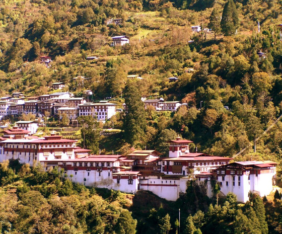 Thimphu to Trongsa (200 km, 6 hours drive)