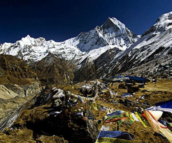 Deurali to Annapurna Base Camp (4,130m) via Machhapuchhre Base Camp (3700m): 5- 6 hours (B, L, D)