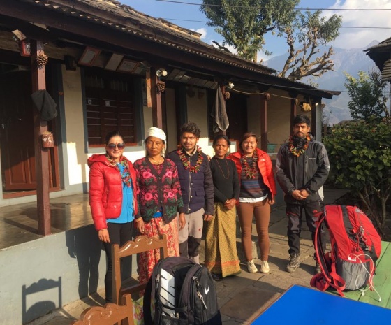 Sidding- Lwang Ghalel, 1460 m altitude-6 hours trek, 8km and drive to Pokhara: 2 hours, 17.3 km (B, 