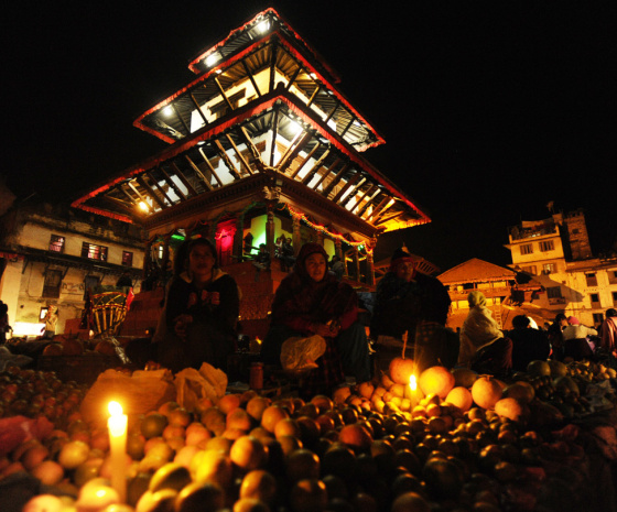 Cow Worship and Goddess Laxmi Worshiping Day; Visit UNESCO Heritage Site - Boudhanath Stupa and evening walk in Kathmandu Durbar Square (B)