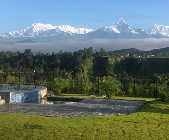 Kathmandu – Pokhara: 900m altitude, 210 km & approx. 6 hrs drive (B) 