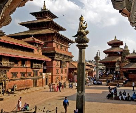 Sightseeing at UNESCO Heritage Sites: Patan Durbar Square, Swayambhunath, Boudhanath & Pashupatinath Temple, Aarati: evening ritual (B) Duration: 8 to 9 hours