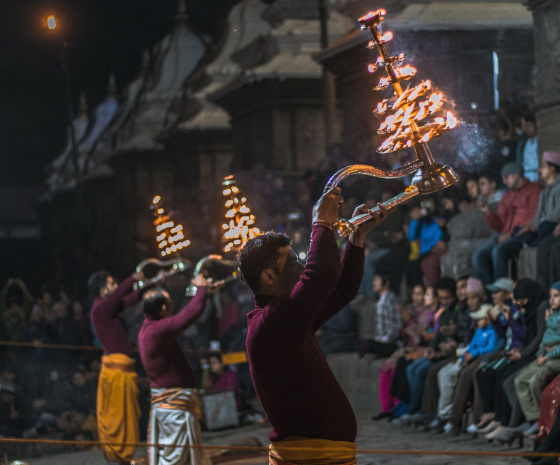 Harmony of beliefs: Blessings in Boudhanath's & Aarati puja in Pashupatinath