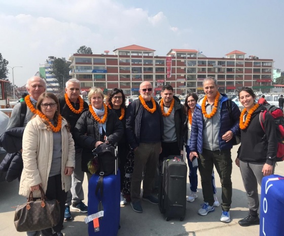 Arrival at Kathmandu: 1400m altitude: 30 minutes' drive to Hotel 