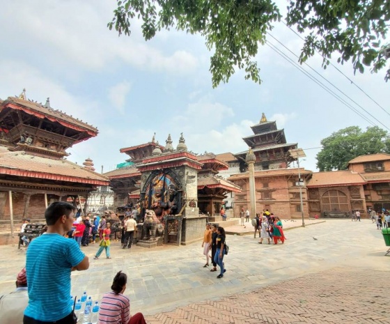 Chitwan-Kathmandu: 175 km & approx. 5-6 hours drive: Rickshaw ride at Old Kathmandu Durbar area: 2 hours (B)