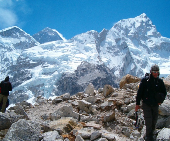 Lobuche - Gorak Shep (5,170 m) 3-4 hrs walk – Excursion to Everest Base Camp (5,364m): 4-5 hrs (B, L, D)
