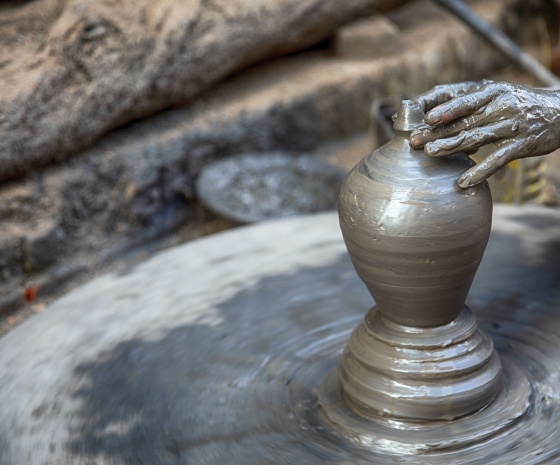 Sightseeing at medieval town Bhaktapur: Learn pottery making & visit paper factory / Drive duration : 1 hour Distance: 16 km