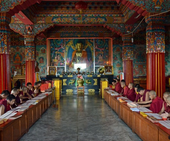 Fly to Pokhara (900m, 25 minutes flight ): Visit Tibetan Refugee camp at Hemja & participate in chanting program at monastery