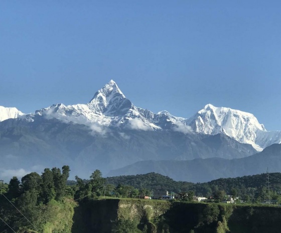 Drive to Pokhara, 80 km & approx. 3 hrs drive: Sightseeing at Pokhara city & Boating at Phewa Lake, 3 hrs (B)