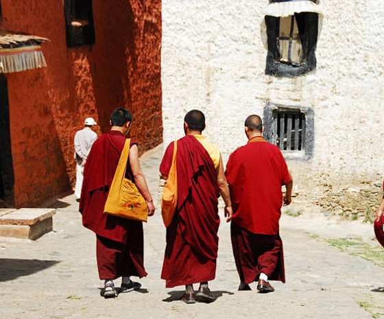 Drak Yerpa Hermitage meditation and Drive to Tsedang