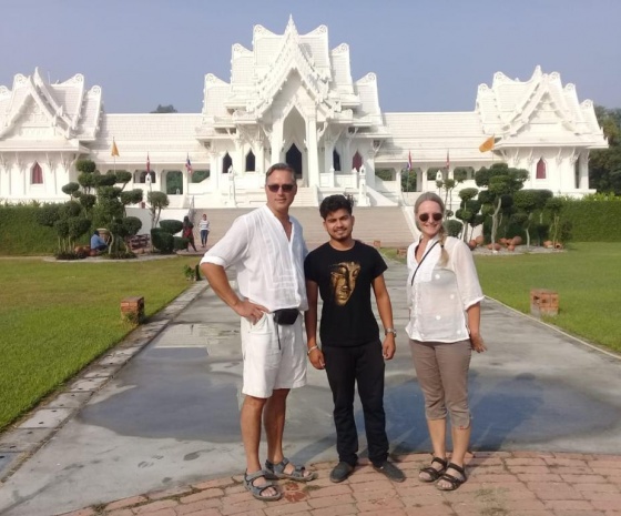 Full day excursion at Lumbini: Different monasteries in rickshaw 
