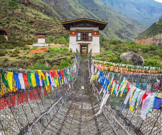 Arrive in Paro 