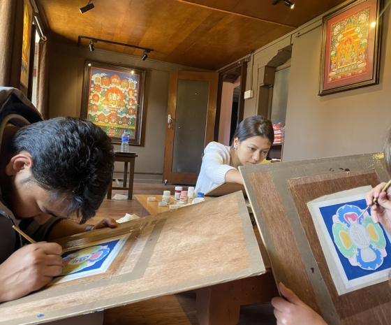 Artist of Patan: Paubha painting at UNESCO site