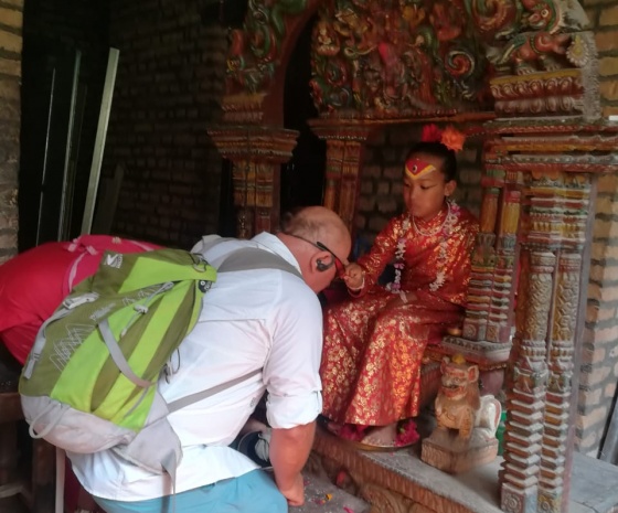 Rickshaw ride through traditional market, alleys & durbar area: Get blessing from living goddess Kumari