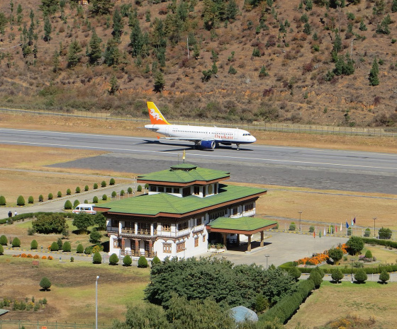 Arrival in Paro