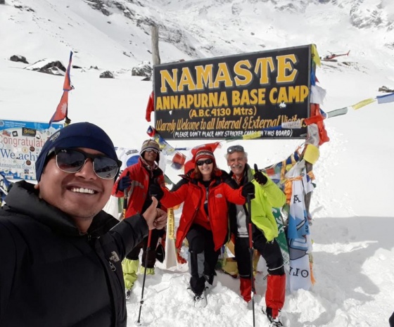 Trek Deurali â€“ Annapurna Base Camp (4,130m) via Machhapuchhre Base Camp (3700m): 5- 6 hrs walk (B, L, D)
