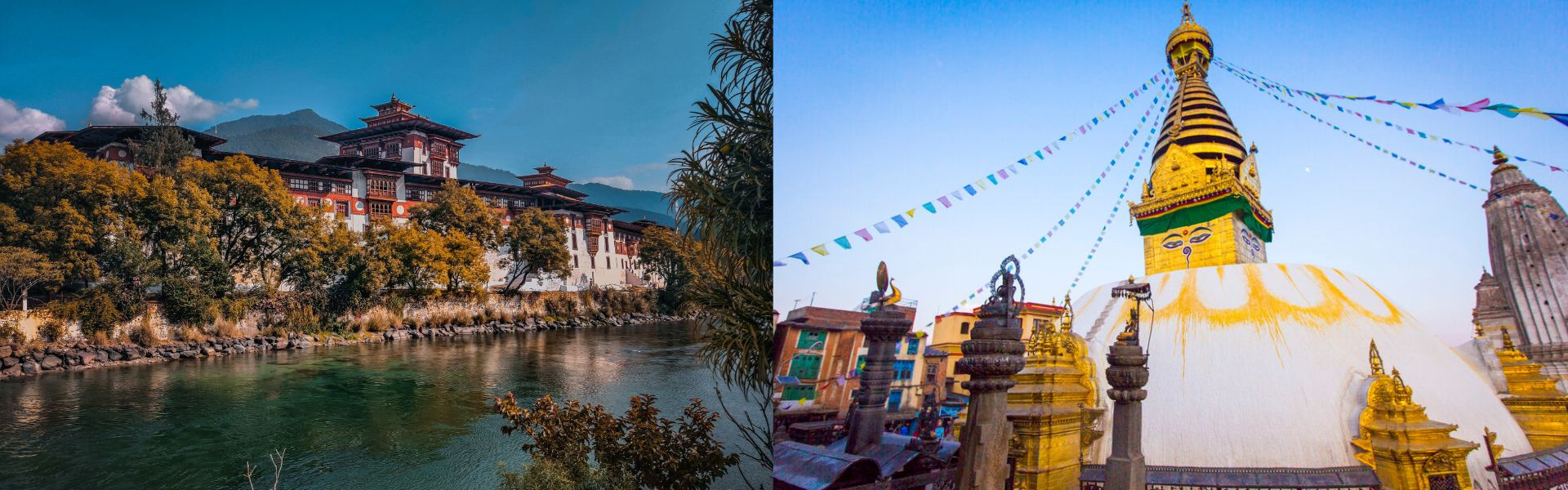 Nepal & Bhutan Holiday Tour Package Banner