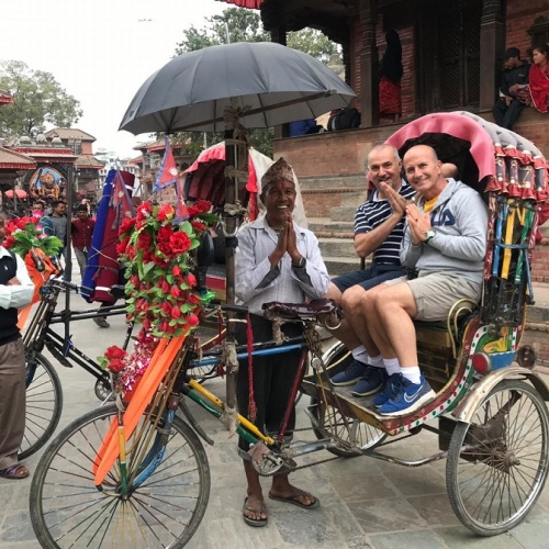 Rickshaw Ride around Kathmandu Durbar Square