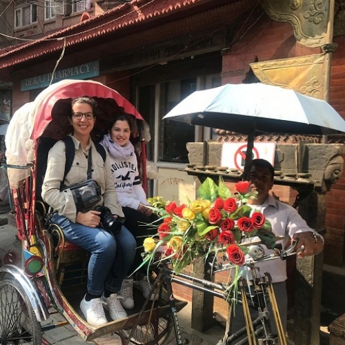 Rickshaw Ride around Kathmandu Durbar Square